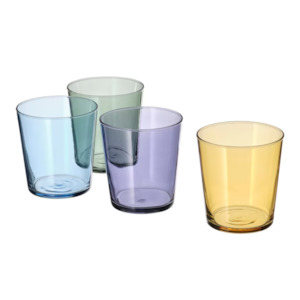 Tableware: Ikea Pappersbjörk Glass 4-Pack, Mixed Colours, 30cl