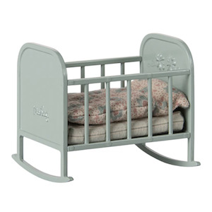 Royal Collection: Maileg Cradle My Blue Mint