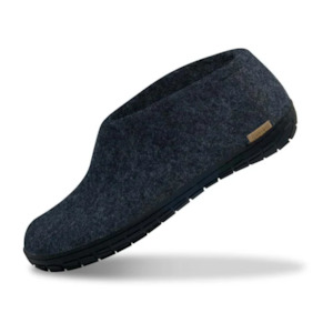 Glerups The Shoe Denim - Black Rubber Sole