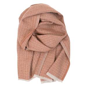 Mothers Day 11 5: Koli Super Soft Merino Scarf, Beige-Cinnamon