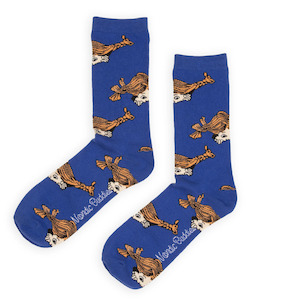 Pippi Longstocking: Pippi Longstocking Men's Classic Socks, Blue-Orange