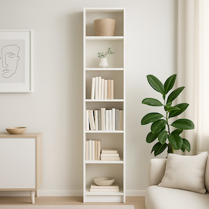 Ikea Billy Bookcase, 40x28x202cm, White