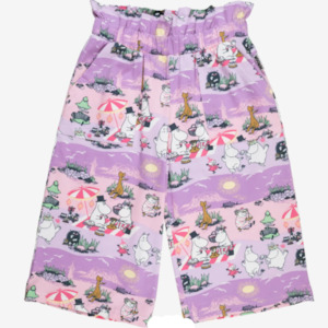 Kids Clohing 92 122cm: Moomin Beach Day Kids' Culottes, Lilac