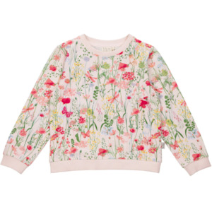 Ma-ia Meadow Kids' Sweatshirt, Multi Pink