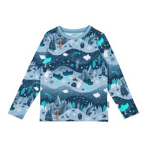 Moomin Kids' Shirt Starry Night, Blue