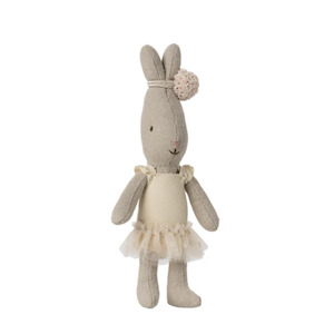 Maileg Rabbit Micro Ballet Suit and Skirt Cream