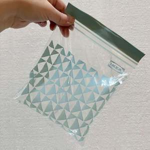 Ikea Home Decoration: Ikea Istad Zip-Lock Bag, Grey/Green 1.0L