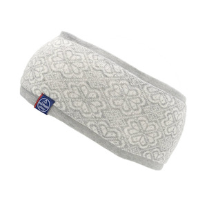 Sale: Briksdal Merino Wool Headband, Light Grey-White