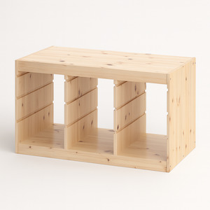 Ikea Trofast Storage Unit, 99x44x56cm, White Stained Pine -UNIT ONLY!