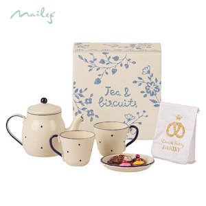 Maileg: Maileg Miniature Tea & Biscuits for Two