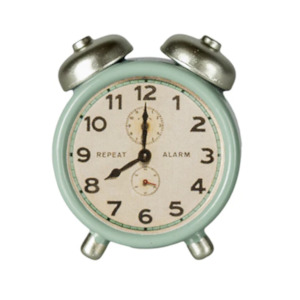 Maileg Alarm Clock Mouse, Mint