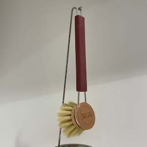 Smart Nature Dish Brush Tampico, Burgundy