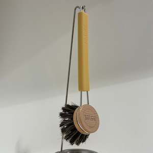Smart: Smart Nature Dish Brush Horse Hair, Yellow