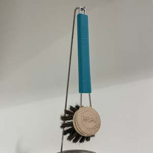 Smart Nature Dish Brush Horse Hair, Petrol