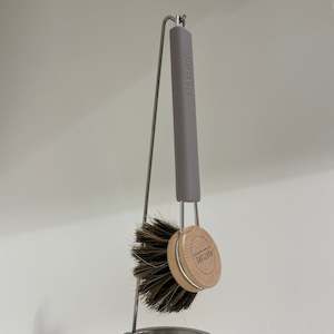 Smart Nature Dish Brush Horse Hair, Grey