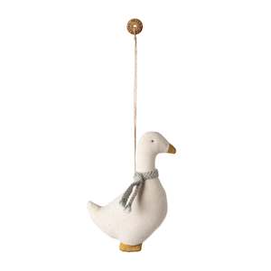 Christmas Decorations: Maileg Goose Ornament, Blue