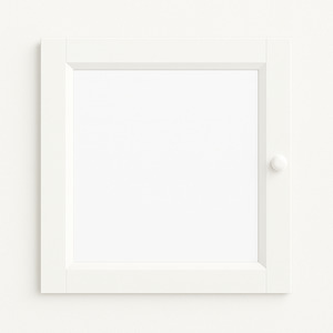 Ikea Billy / Oxberg Glass Door, 40x35cm, White