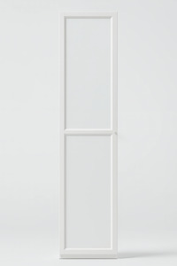 Ikea Billy / Oxberg Glass Door, 40x192cm, White