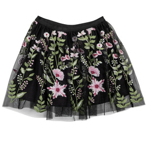 Kids Clohing 92 122cm: Ma-ia Flower Kids' Tulle Skirt, Black