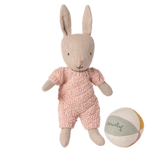 Other Soft Toys: Maileg Rabbit Set Micro, Sand-Rose