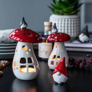 Christmas 2021: Mushroom Lantern, Large, 21cm