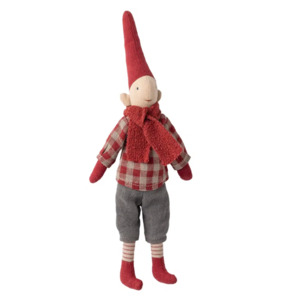 Christmas 2021: Maileg Pixy Boy Checkered Shirt Size 1