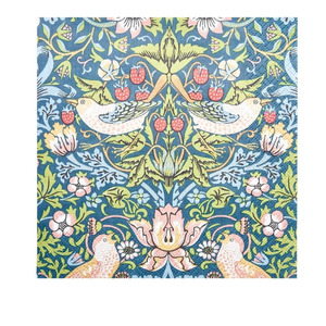 William Morris Strawberry Thief Serviette 20-Pack, Small Blue