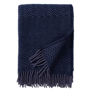 Last Chance: Klippan ZigZag 100% Wool Throw, Heather