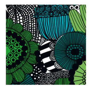 Marimekko Siirtolapuutarha Serviette 20-pack, Small Blue-Green