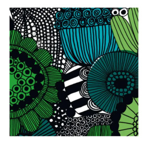 Marimekko Siirtolapuutarha Serviette 20-pack, Large Blue-Green