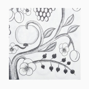 Tableware: Garden Tarha Serviette 20-Pack, Small Black-White, 24cm