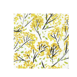 Tableware: Onnenpensas Serviette 20-Pack, Small Yellow