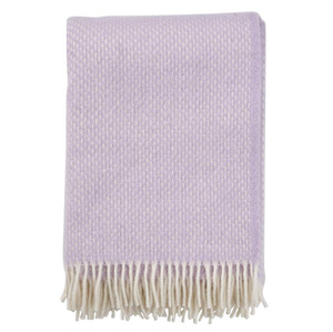 Klippan Preppy Wool Throw, 130x200cm, Lilac