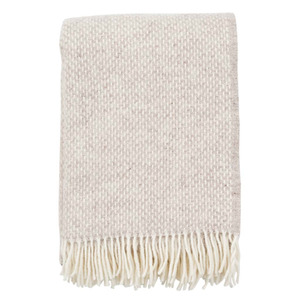 Klippan Preppy Wool Throw, 130x200cm, Beige