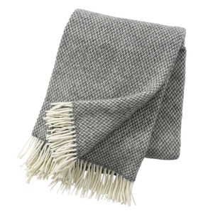 Klippan: Klippan Premium Pulse 100% Merino Wool Throw, Grey