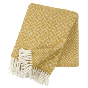 Klippan: Klippan Samba 100% Wool Throw, Yellow