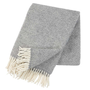 Klippan: Klippan Samba 100% Wool Throw, Grey
