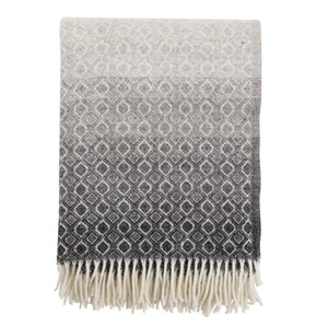 Klippan Havanna 100% Wool Throw, Multi Grey