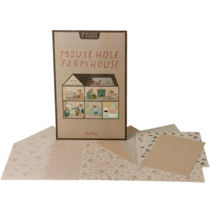 Maileg: Maileg Farmhouse Annex Mouse Wallpaper