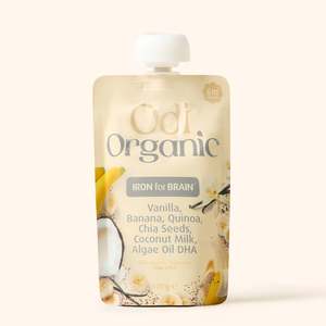 Baby Pouches: Organic Vanilla & Coconut Pouch