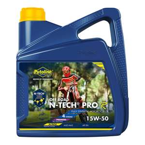 Oil Lubricants: Putoline Off-Road N-Tech Pro R+ Engine Oil - 15W50