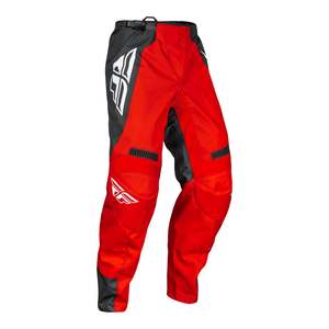 Off Road: FLY Racing F-16 Pants - Red / Charcoal / White