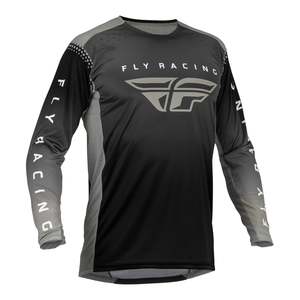 Fly Racing Lite Hydrogen Jersey - Black / Grey