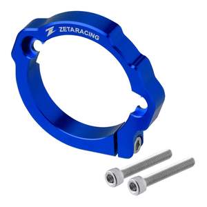 Clutch: Zeta Exhaust Flange Guard KTM Husqvarna GasGas 2-Stroke - Blue