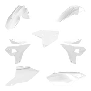 Plastic Protection: Polisport Restyling Kit Suzuki DR-Z400 '00-'24 - White
