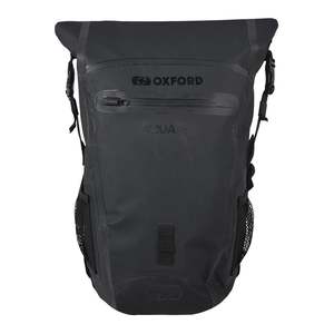 Luggage: Oxford Backpack Aqua B25 - Black / Grey