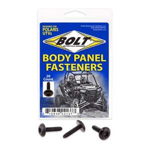 Hardware: Bolt UTV Body Panel Fastener Screws - RZR M6x24 (10pk)