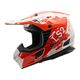 LS2 MX706 COZ Hyde Helmet - Red / White 06