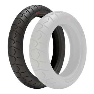 Wheel Tyre: Eurogrip Trailhound STR 100/90-19 Front Tubeless Tyre (57V Rating)