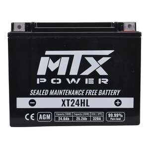 Battery: MTX Power Battery AGM - XT24HL